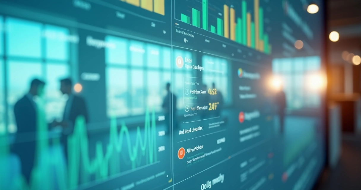 Dashboard com gráficos de vendas e atividades automatizadas 