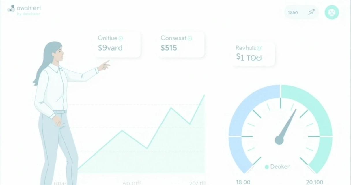 Dashboard digital com métricas de geração de leads 