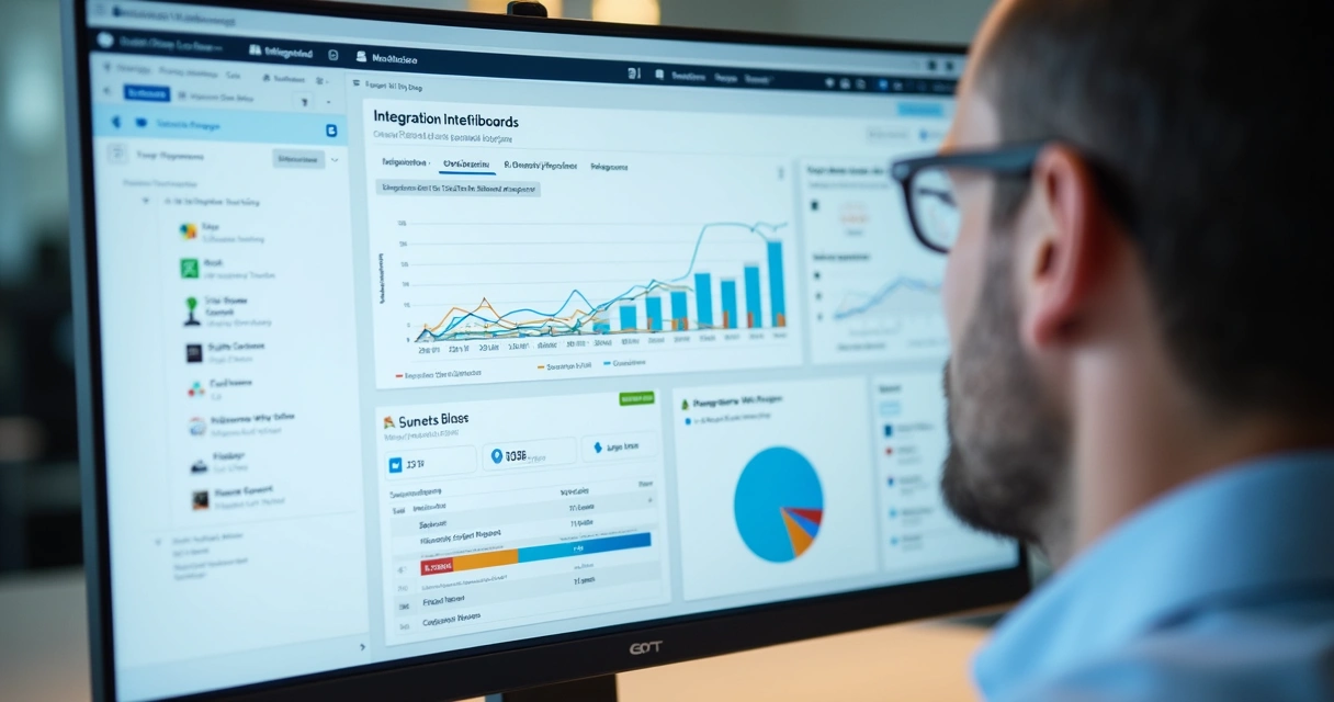 Dashboard de resultados de integração WhatsApp e CRM para imobiliárias