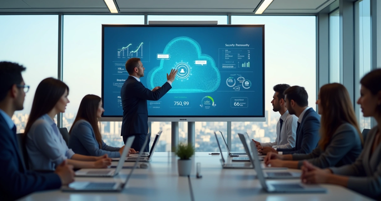 Dashboard intuitivo de segurança na cloud 