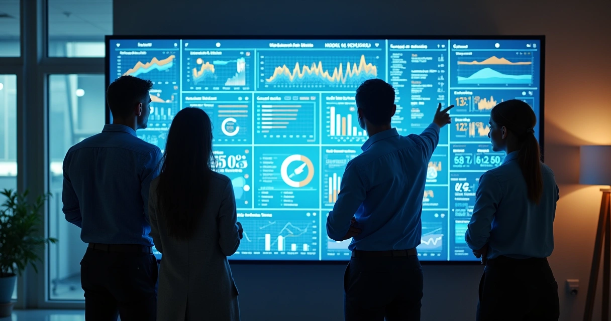 Time analisando dashboard de vendas marketplace 