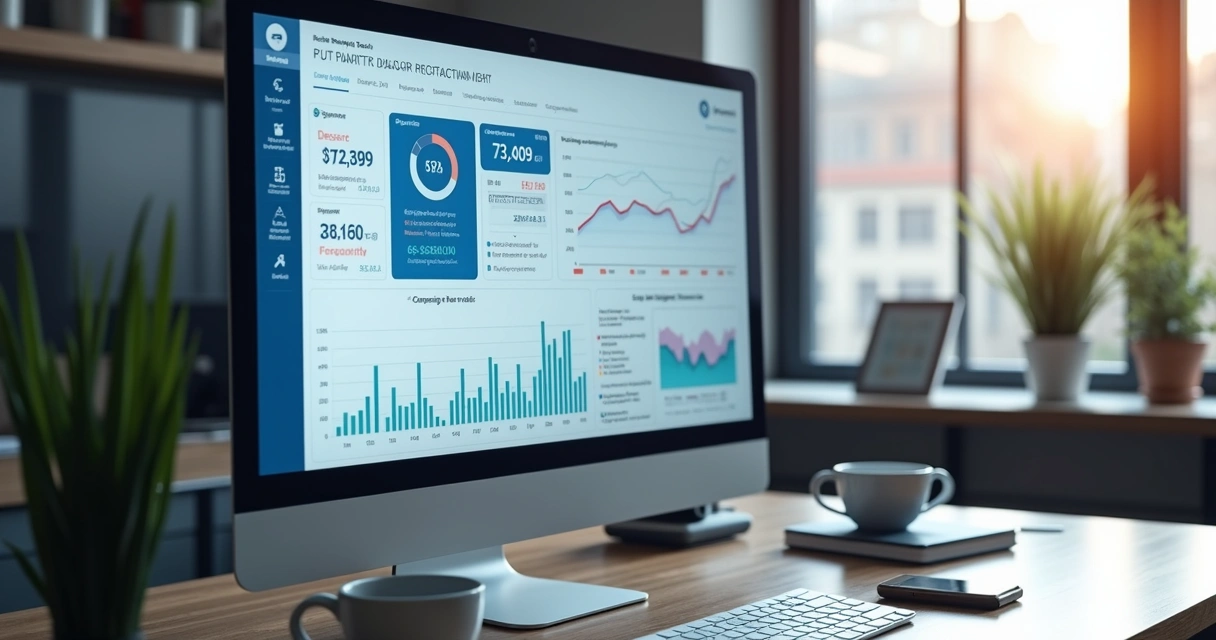 Dashboard de gestão de tráfego com gráficos exibindo queda de desempenho e alertas de saturação 