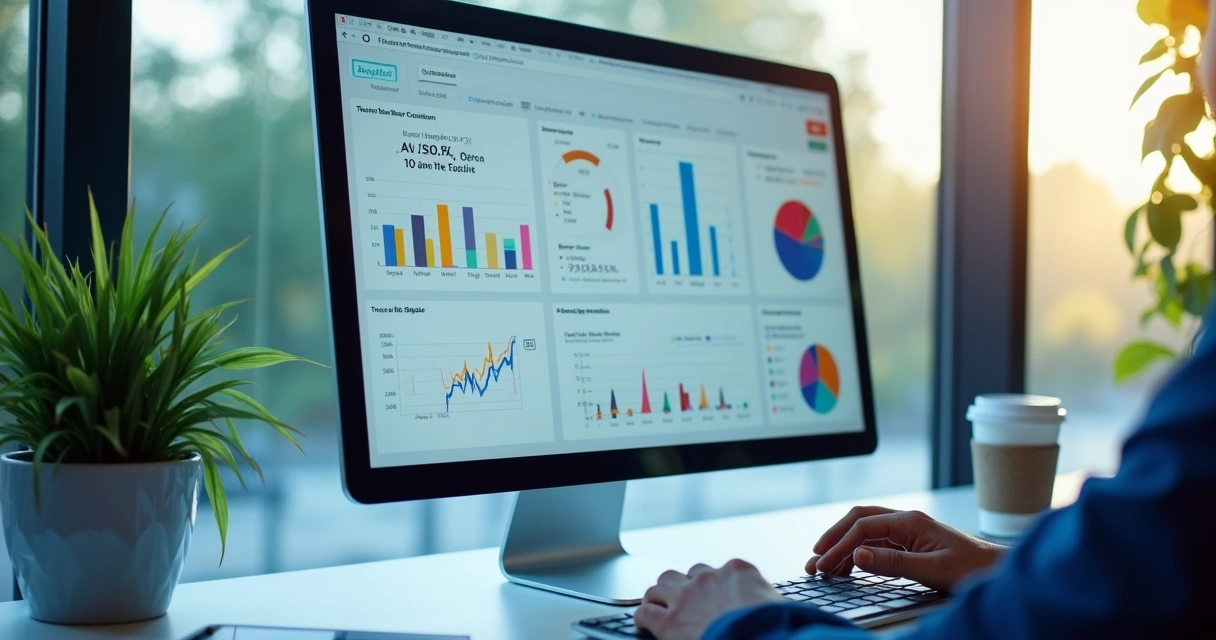 Dashboard digital mostrando comissão individual de vendas