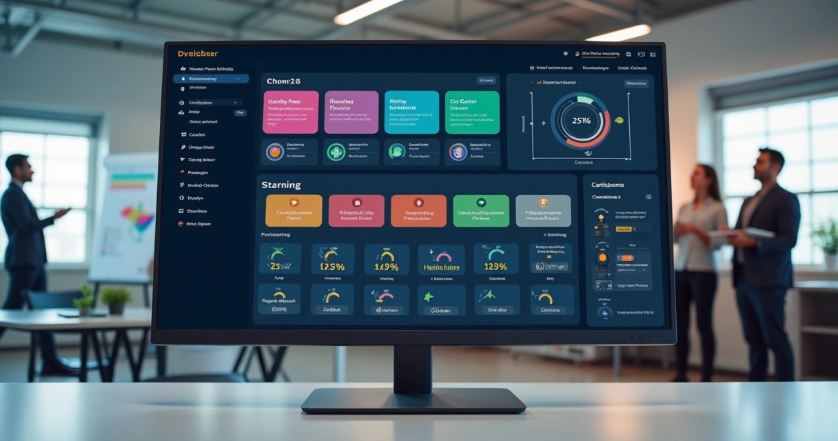 Tela de dashboard mostrando turmas separadas para diferentes clientes