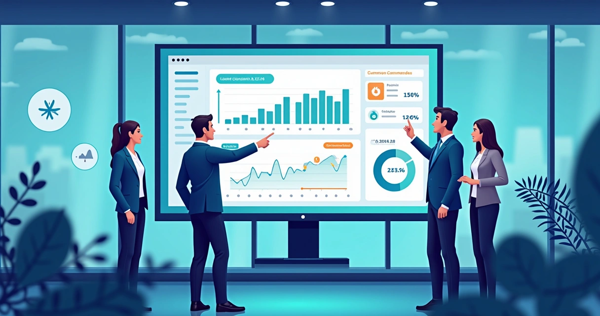Dashboard colorido mostra uso e métricas de skill Alexa em microsaas. 