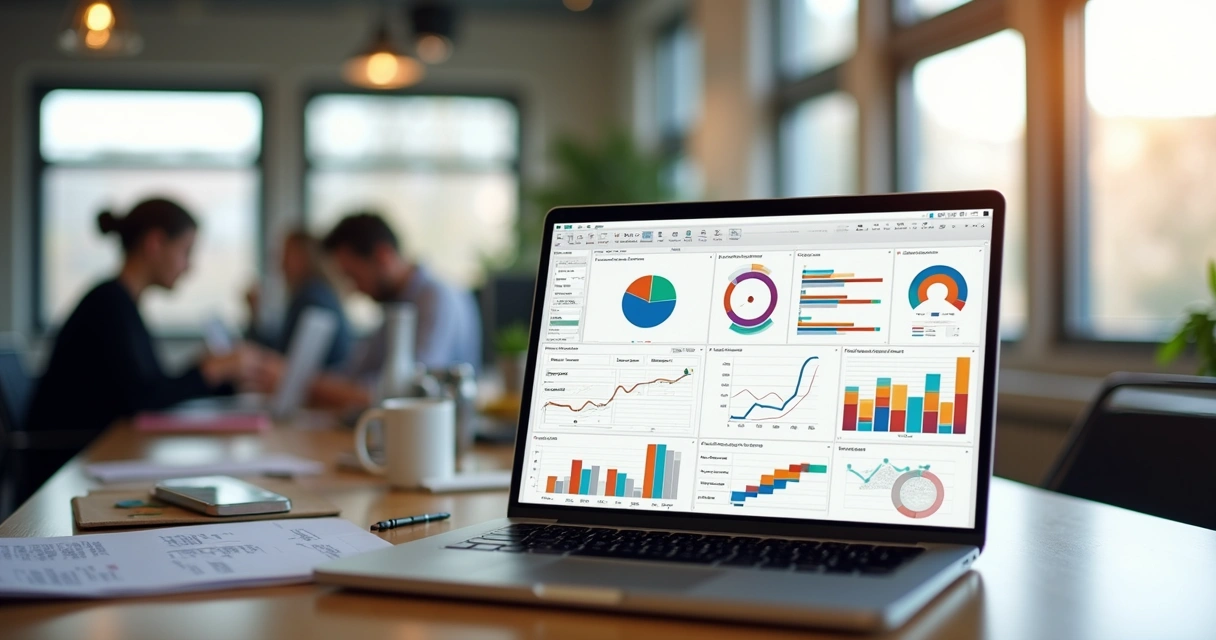 Dashboard com gráficos dinâmicos criados no Excel com VBA 