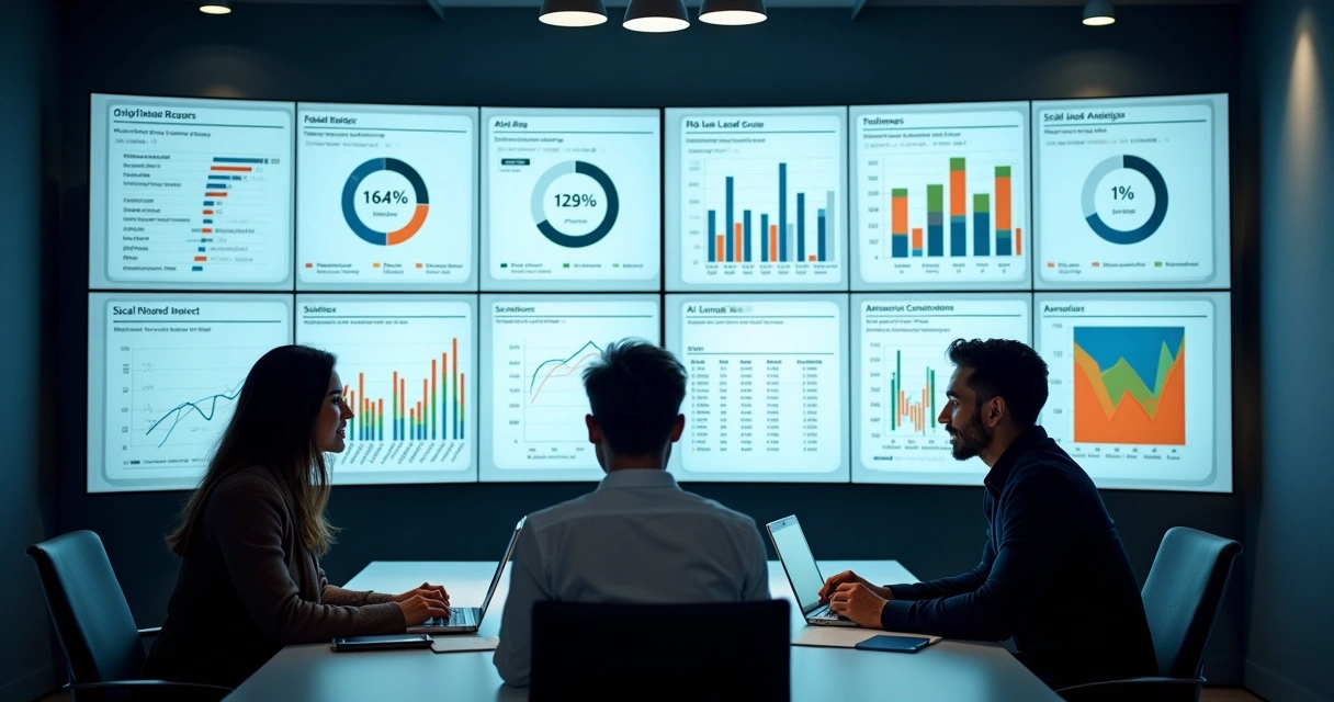 Dashboard CRM com recursos de IA, gráficos de funil de vendas e alertas automáticos 