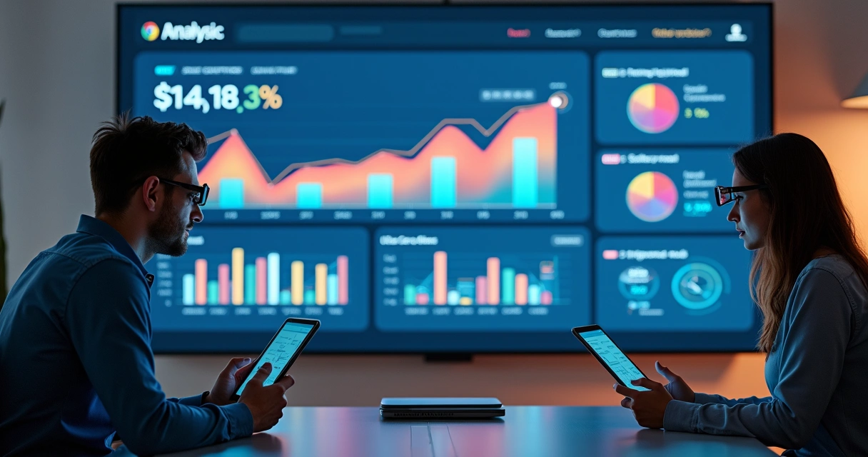 Dashboard de vendas digital com gráficos em tempo real 