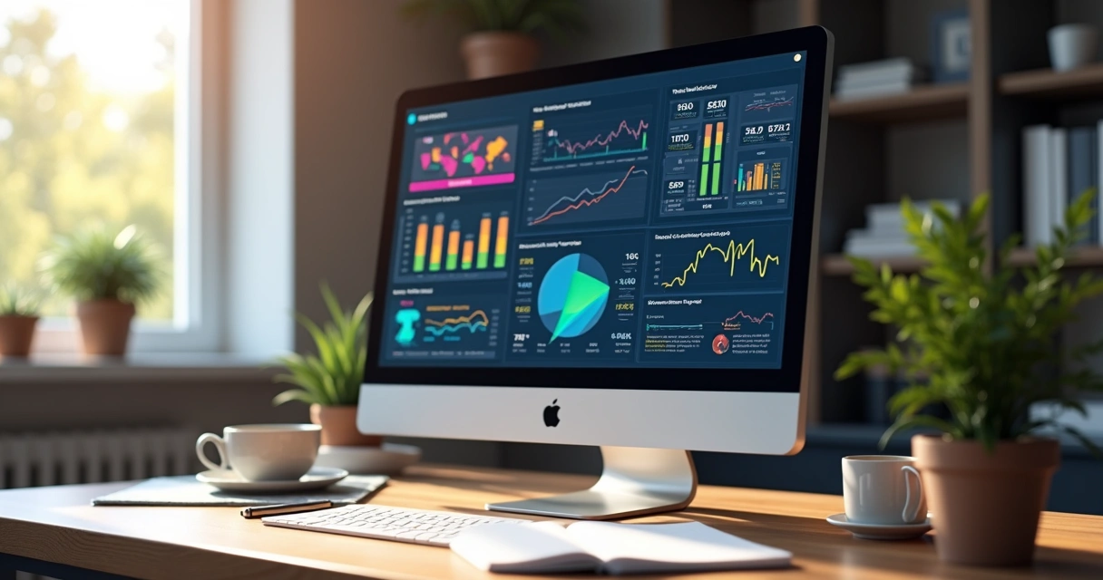 Painel de resultados de votação digital em evento. 