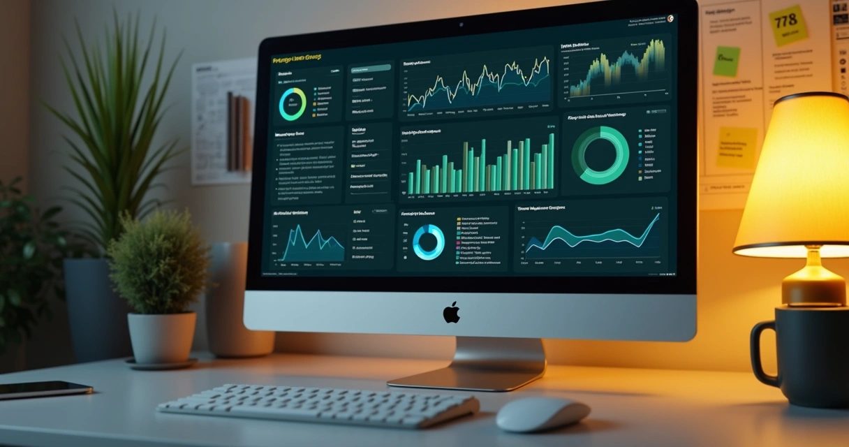 Painel customizável de analytics exibindo grupos WhatsApp empresariais, gráficos e heatmaps 