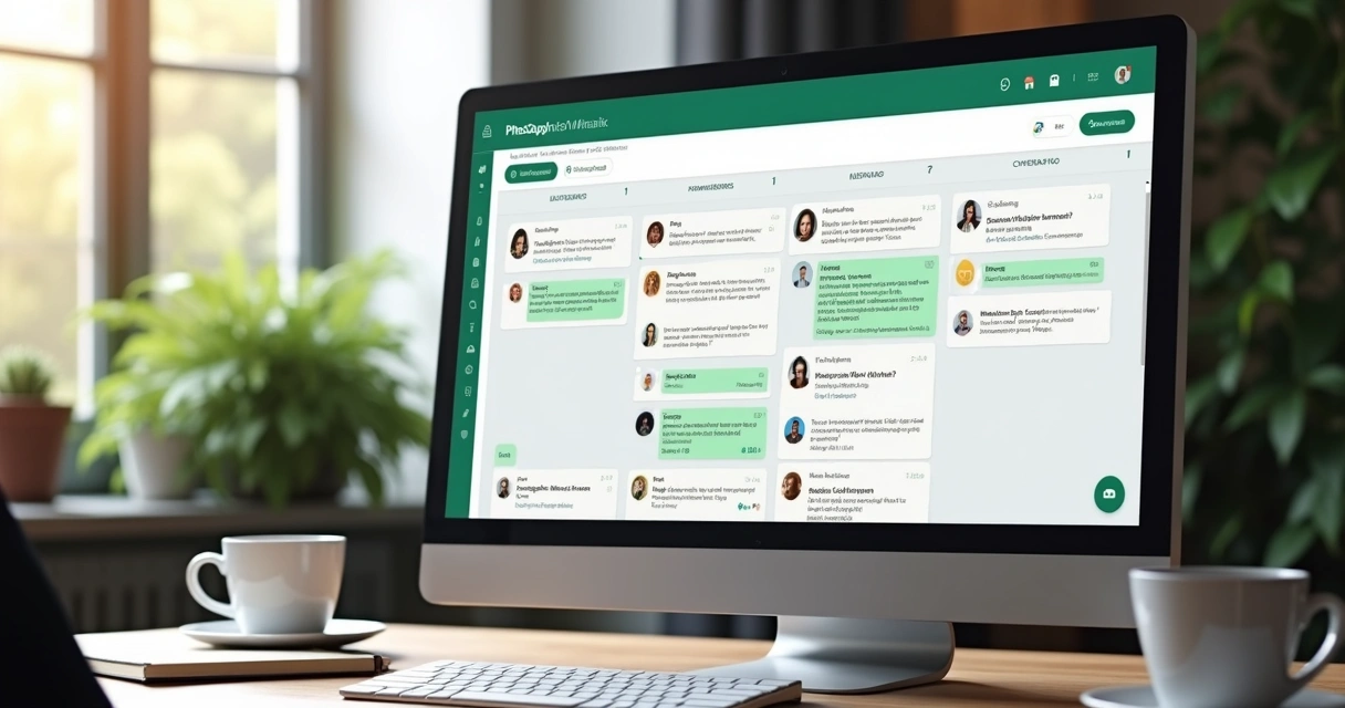 Painel Kanban de atendimento no WhatsApp 