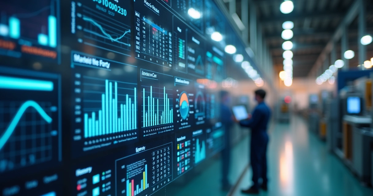 Dashboard digital de gestão de ativos industriais 
