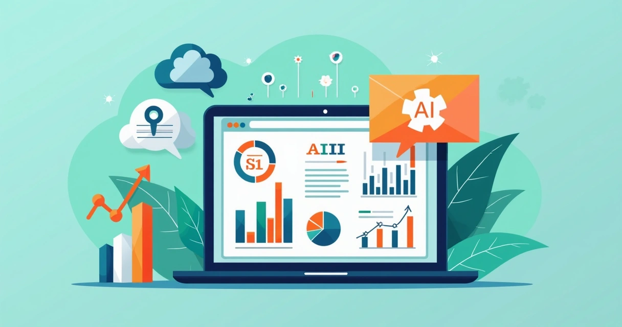 Tela de dashboard de Excel integrado ao Power BI em laptop moderno