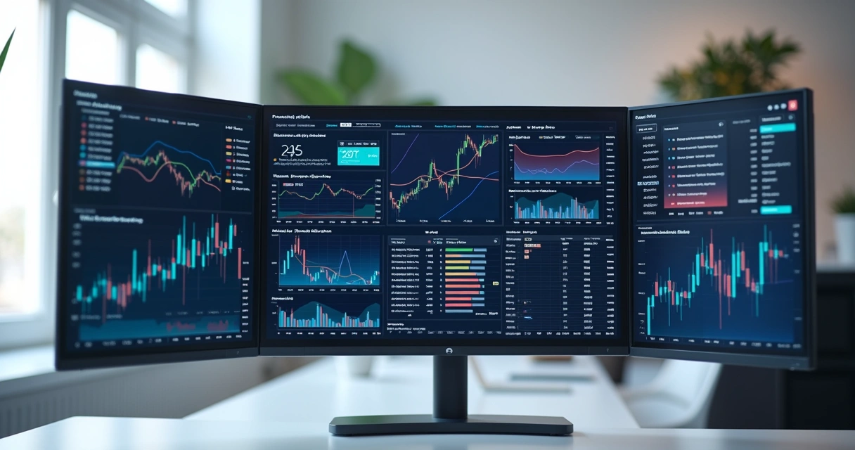 Dashboard moderno de comércio exterior mostrando automações e fluxos 