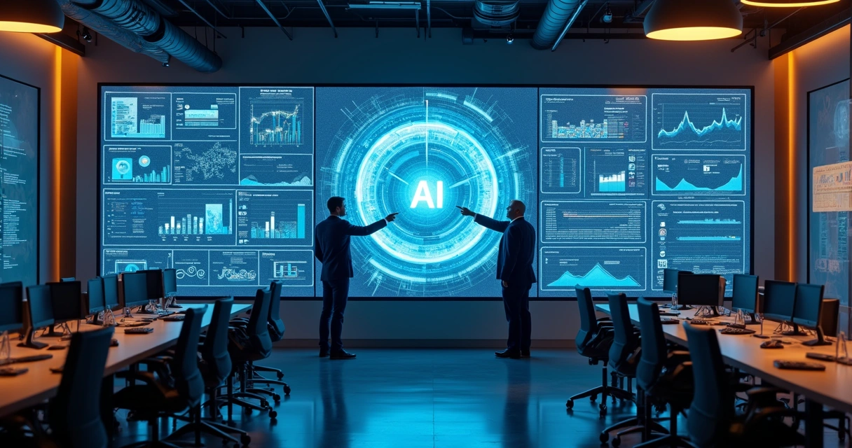 Dashboards mostrando resultados da IA no backoffice