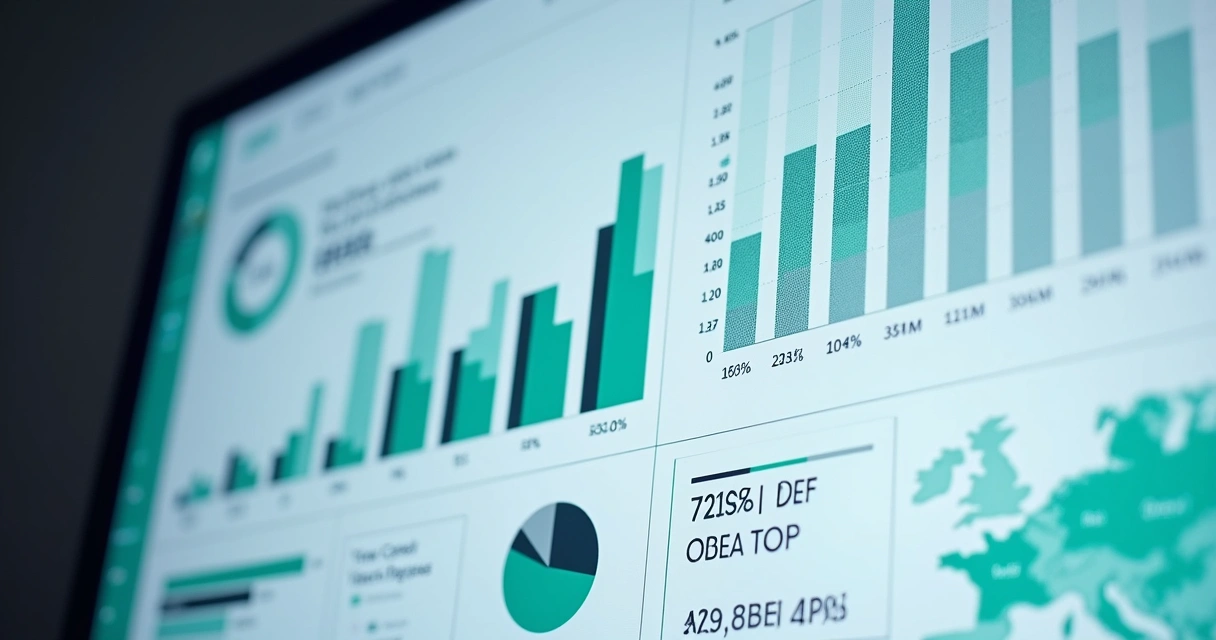 Dashboard de vendas com gráficos mostrando crescimento de leads e conversões 