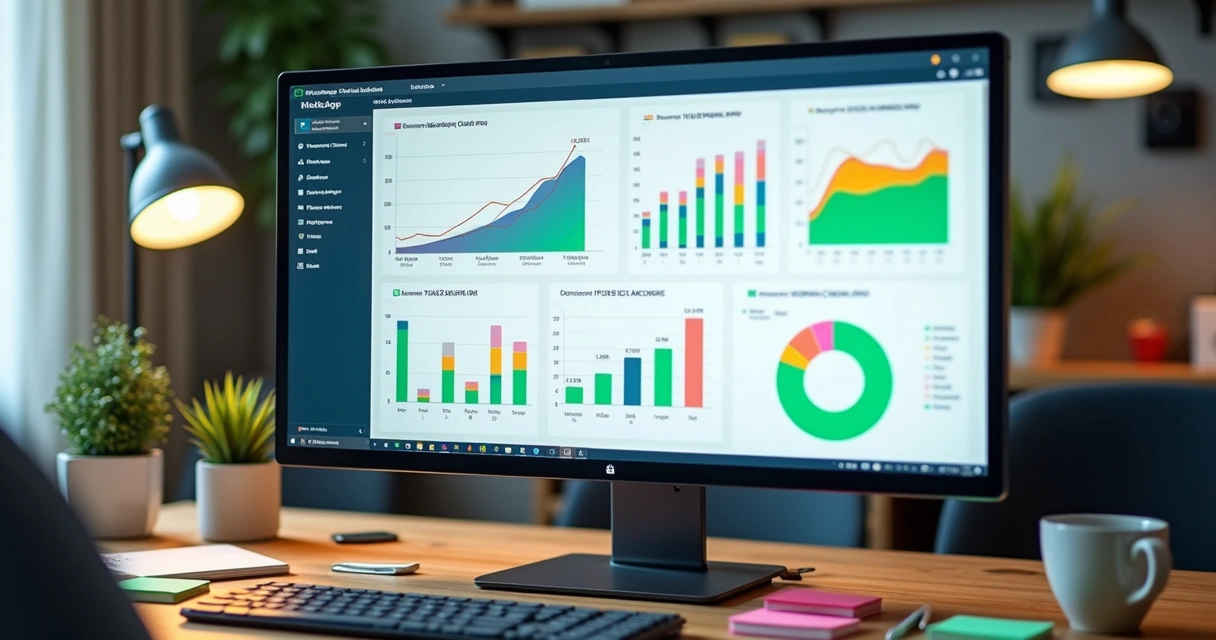 Dashboard de resultados do atendimento de chatbot