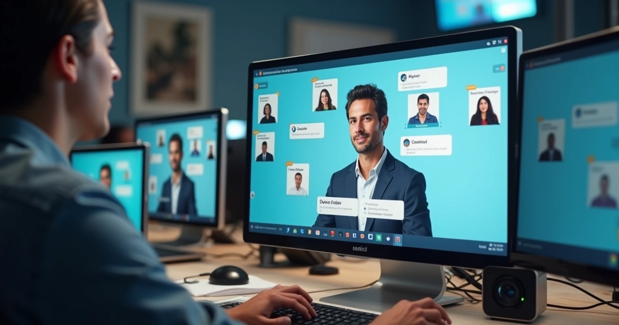 Visualização de visitantes anônimos do site sendo identificados como oportunidades de negócio 