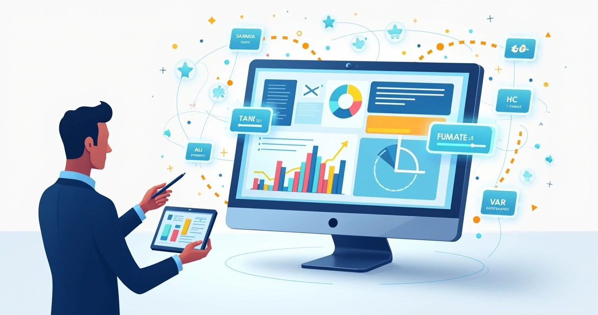 Fórmulas DAX avançadas formando rede dinâmica em painel de dados 