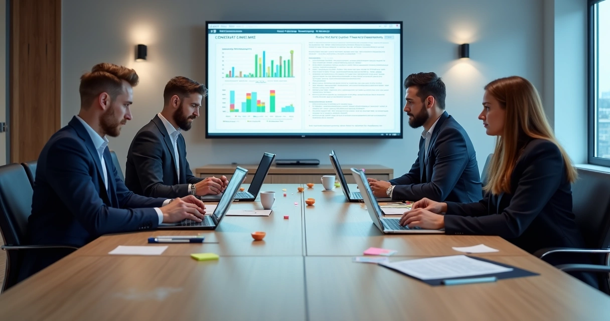 Profissionais discutindo planejamento e contratos de obra juntos 