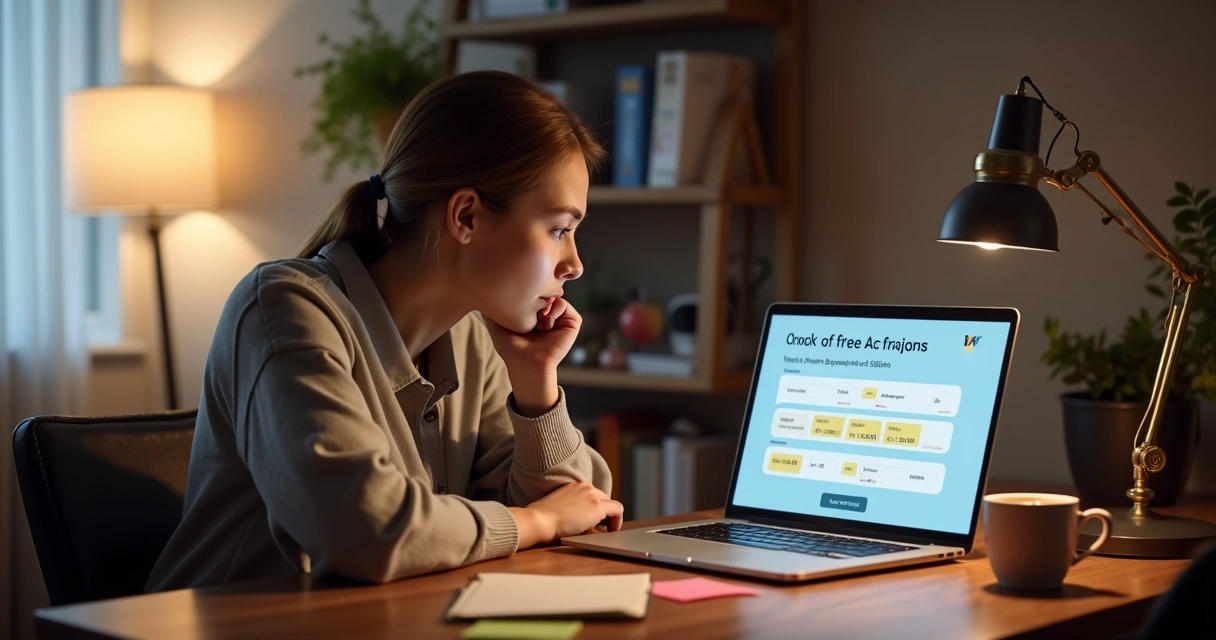 Pessoa refletindo antes de finalizar compra BNPL em ambiente digital. 