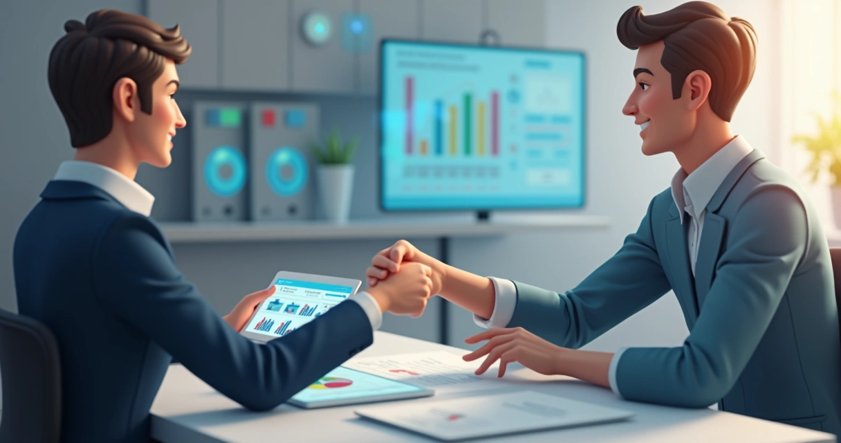 Quando parar de investir em um parceiro, sinais de corte Duas mãos apertando durante uma conversa de negócios