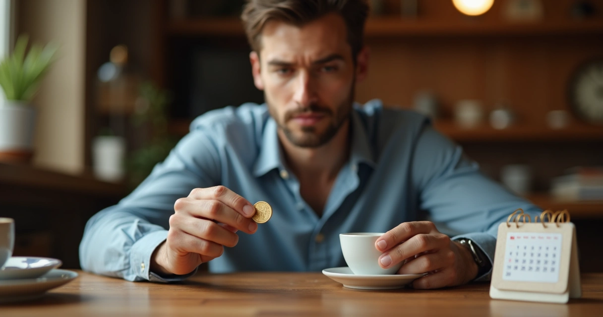 Pessoa segurando duas escolhas em mãos, simbolizando decisões éticas diárias 
