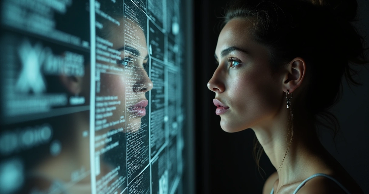 Pessoa analisando opções com expressão de dúvida 