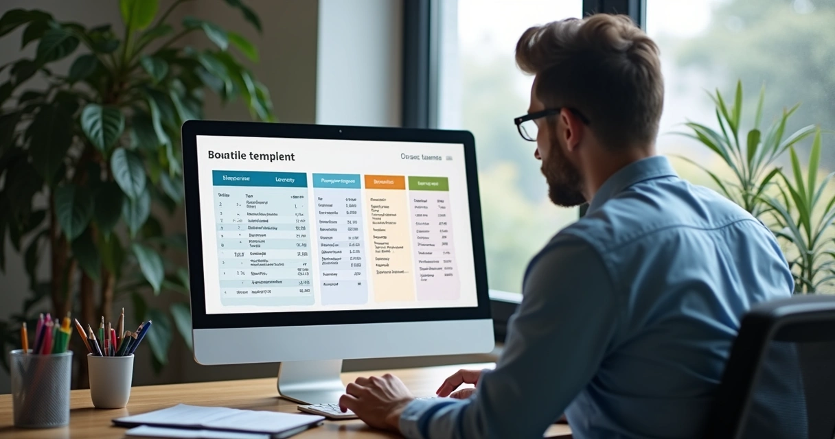Empresário analisando opções de regime tributário em tela de computador