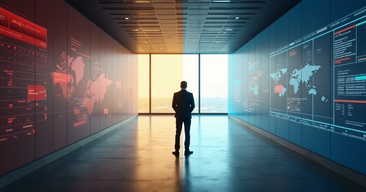 Professional standing at a crossroads between short-term gain and long-term values 