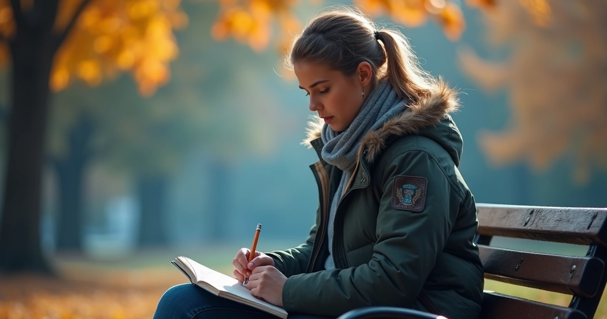 Person reflecting on visible and hidden decision patterns 