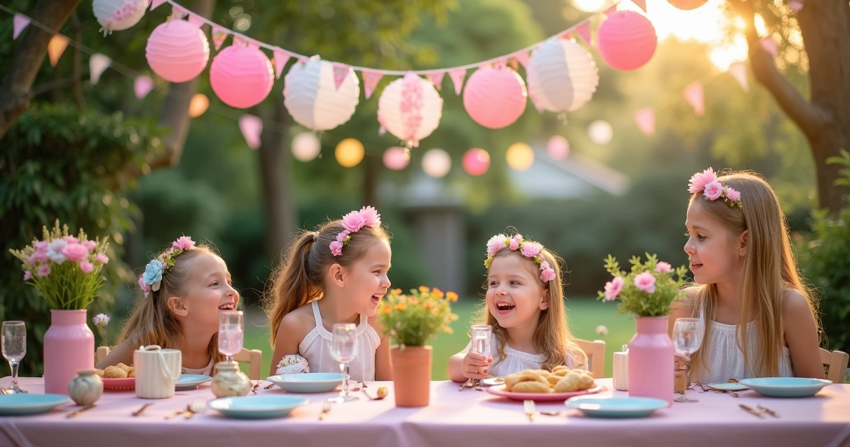 Decoração criativa e econômica de festa infantil em Orlando com materiais simples 