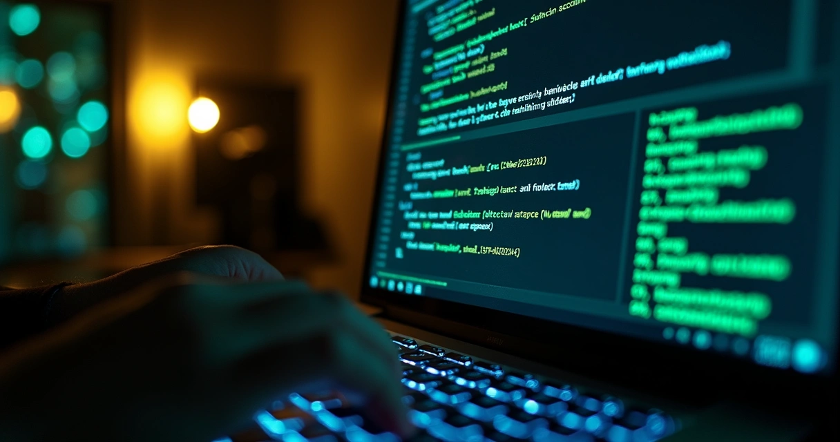Tela escura de fórum na deep web com anúncios de contas laranja e criptomoedas 