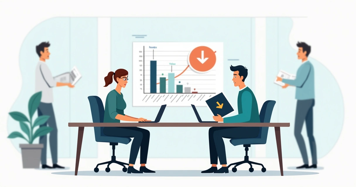 Gestor conversando com colaborador em reunião de desligamento com postura profissional e respeitosa 