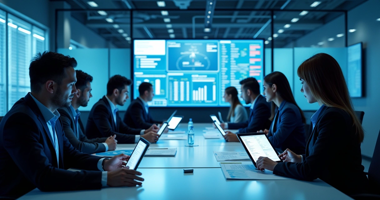 Equipe de contadores validando demonstrativo IRRF em ambiente digitalizado 