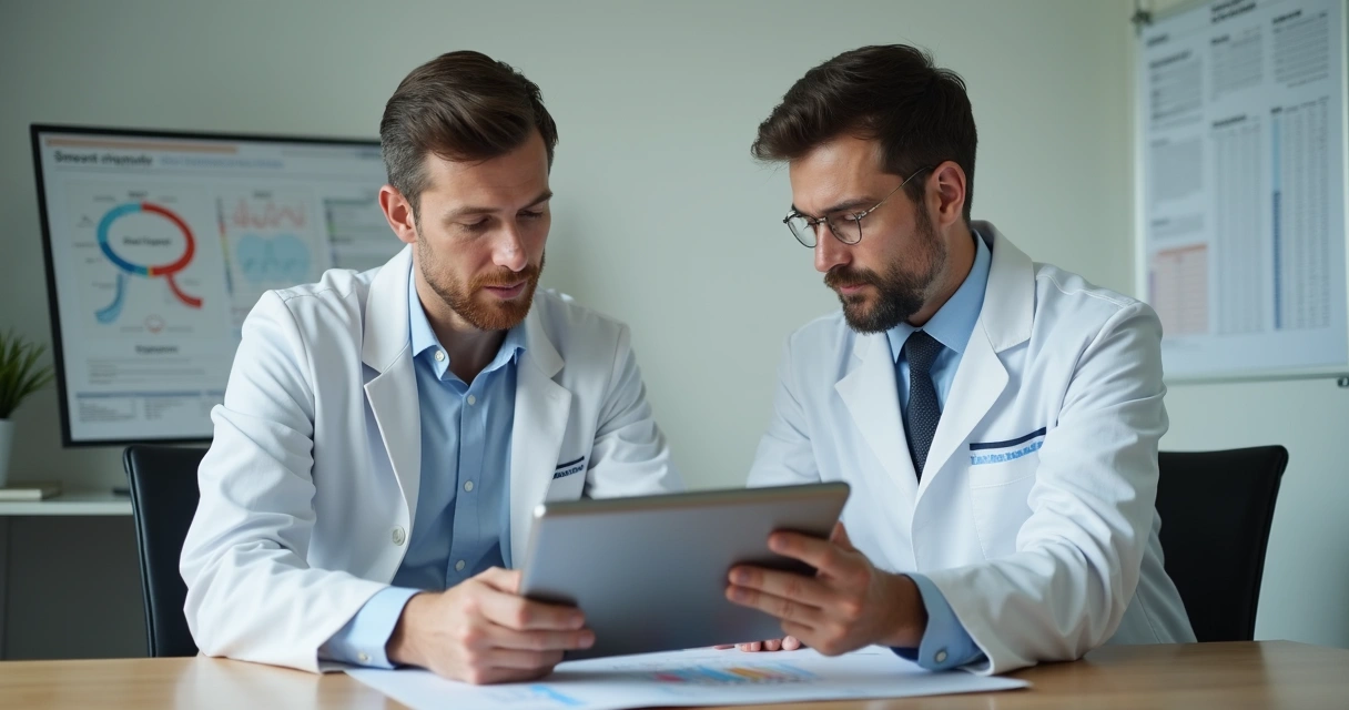 Dentista faz diagnóstico personalizado para clínica em reunião