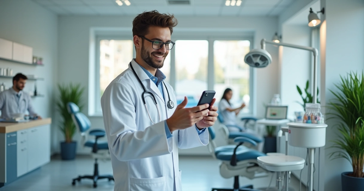 Dentista faz tour em clínica para vídeo do TikTok 