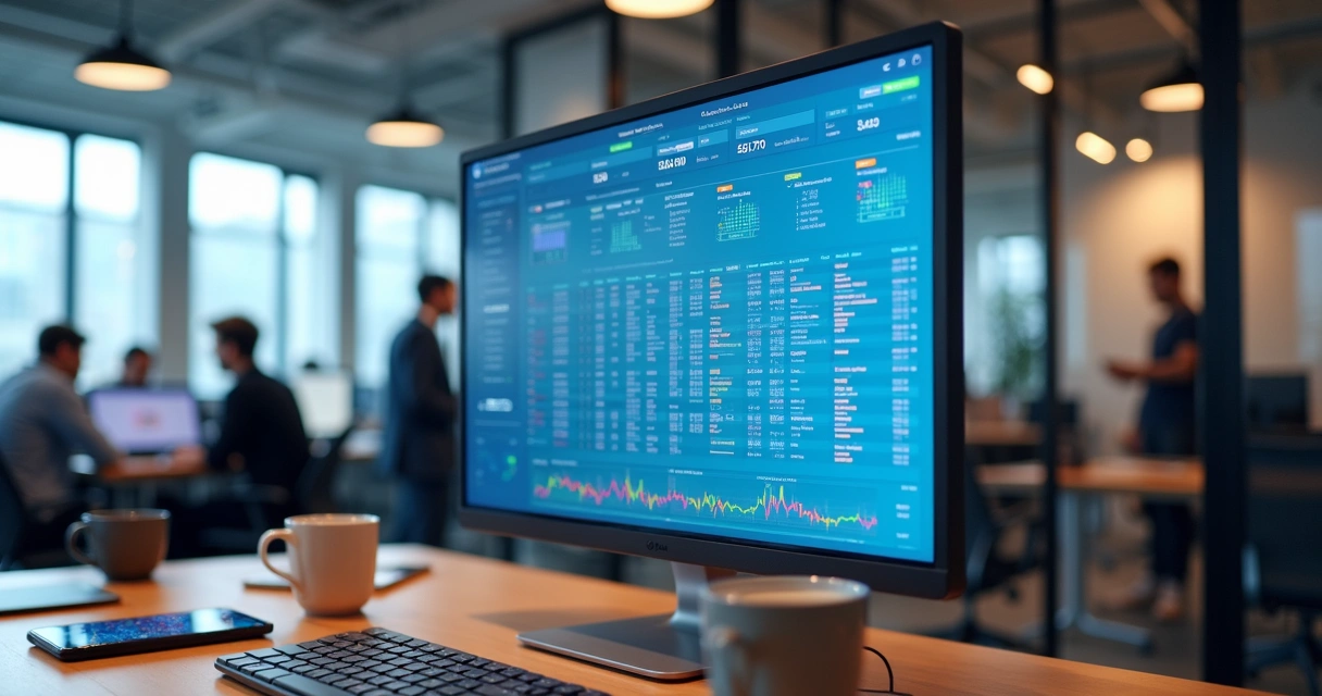 Painel de controle exibindo histórico de logs e versões de um software low-code 
