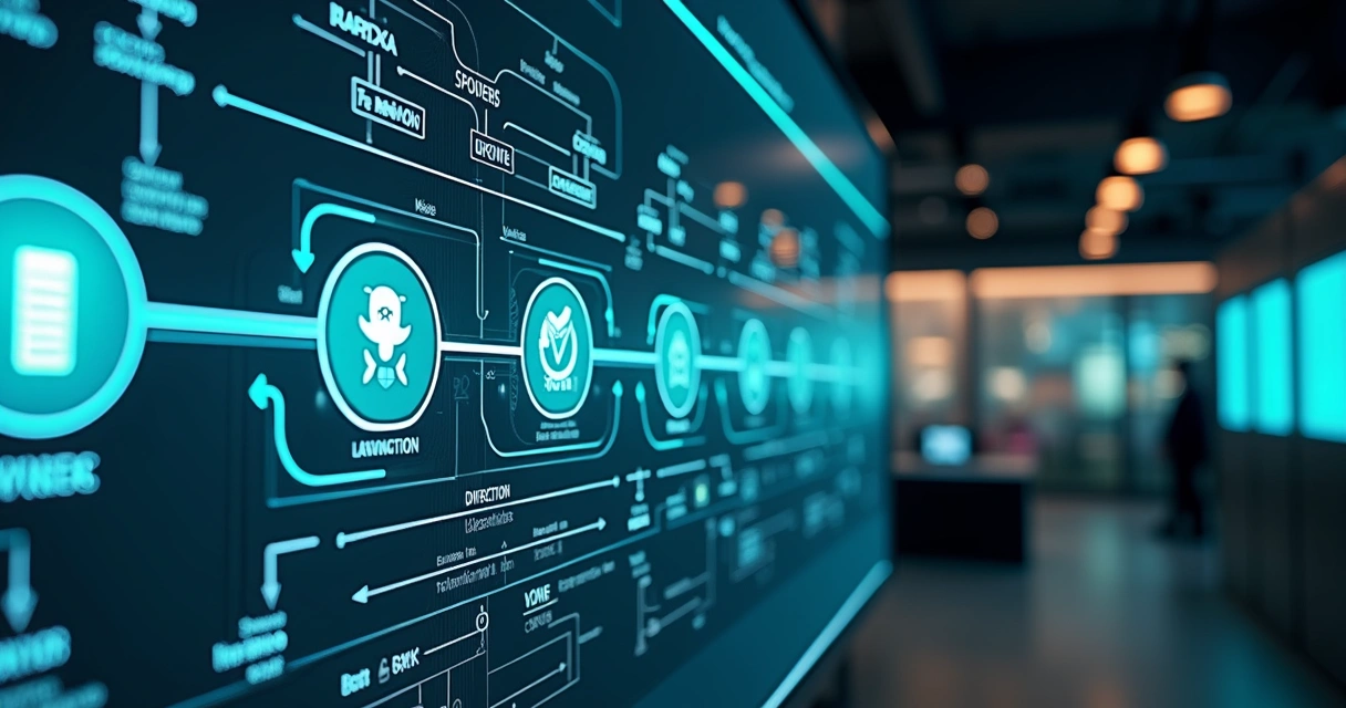 Visual of deployment pipeline for web application