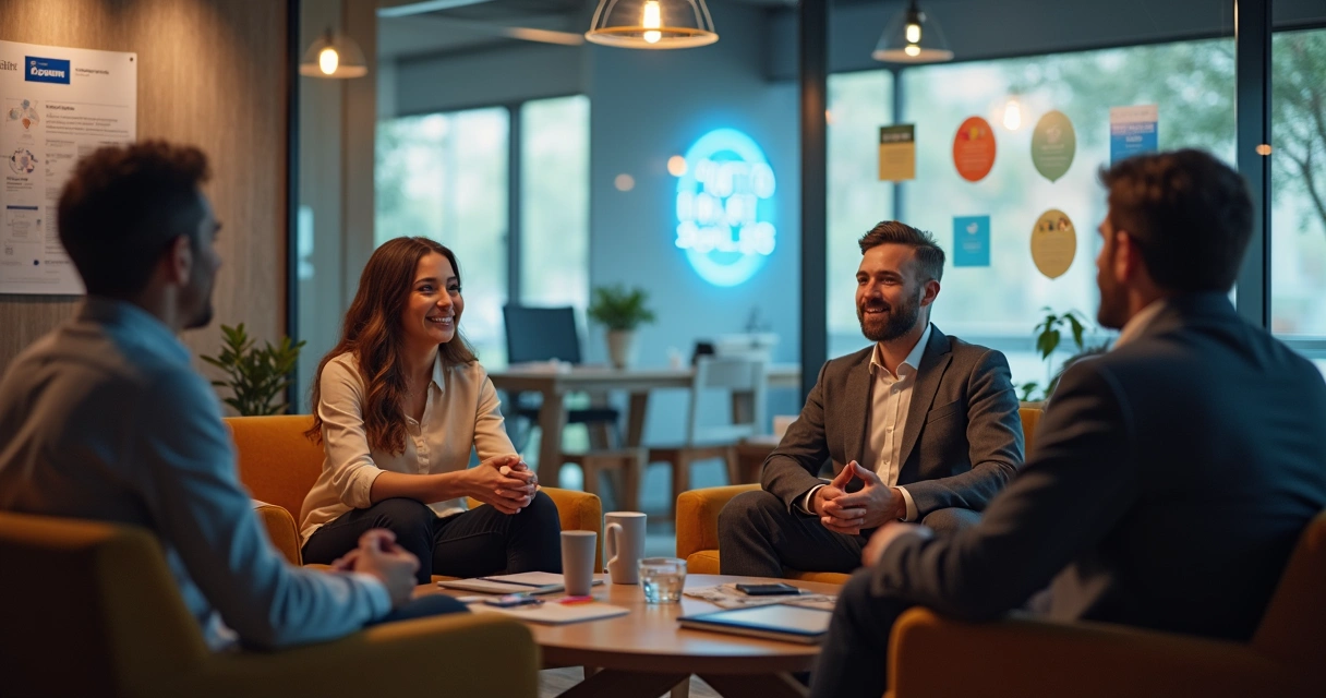 Clientes dando depoimentos para empresa 