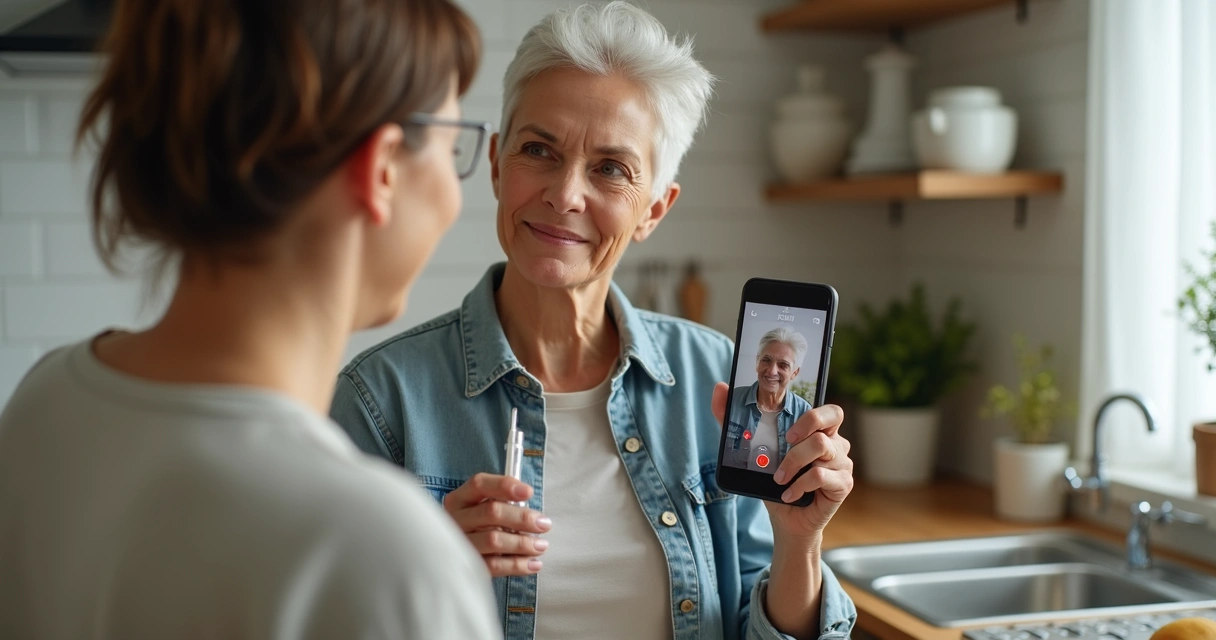 Cliente grava depoimento em vídeo sobre produto 
