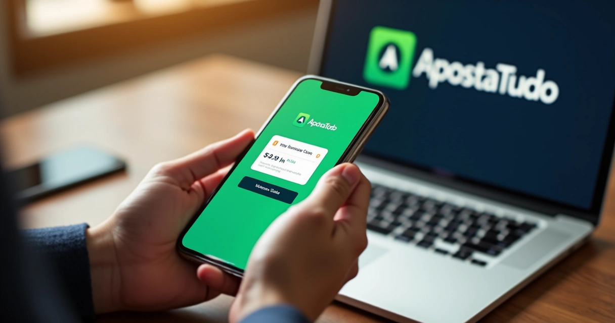 Pessoa usando celular para fazer depósito via Pix 