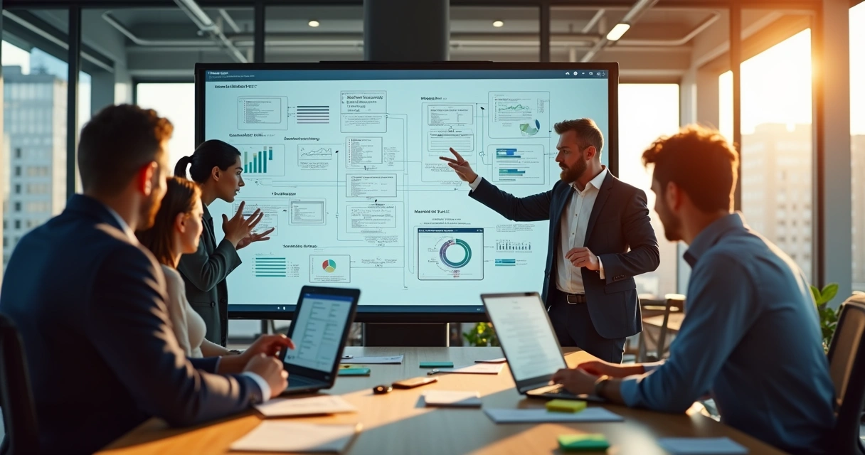 Equipe comercial enfrentando desafios na digitalização de propostas 