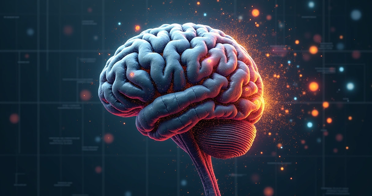 Arte mostrando IA com sinais de vieses e falhas 