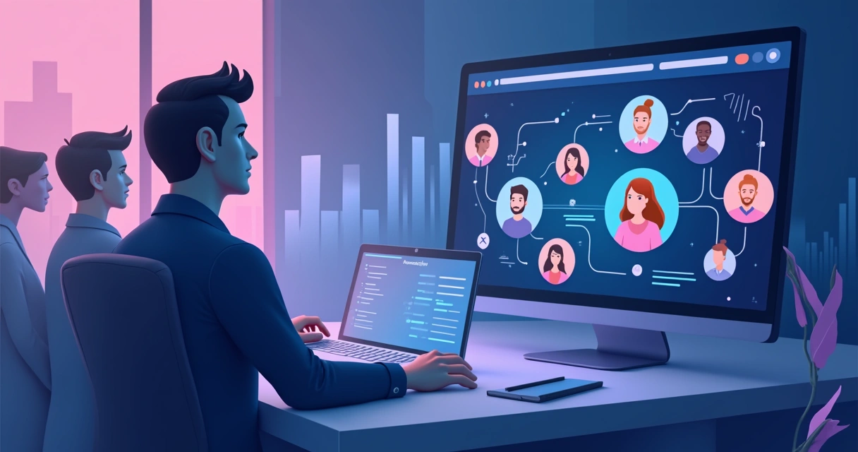 Representação gráfica de desanonimização de leads digitais 