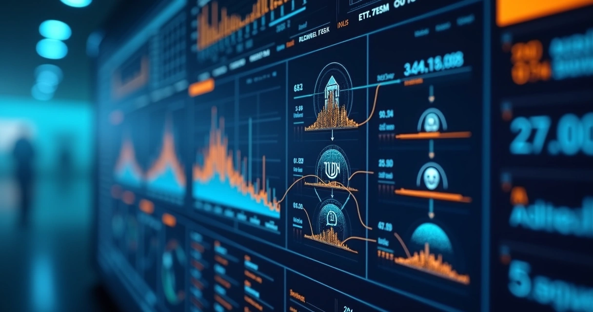 Painel digital mostrando identificação de visitantes anônimos B2B e enriquecimento de leads 