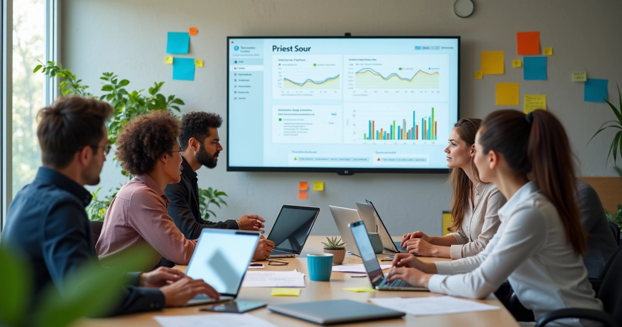 Equipe multidisciplinar focada em desenvolvimento digital 