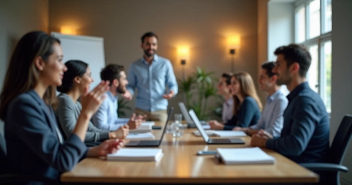 Colega rejeitando convite para treinamento em grupo 