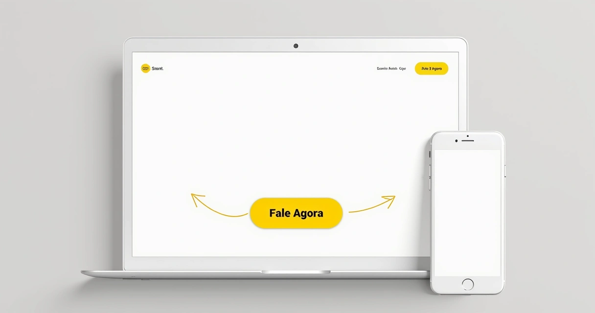 Botão de ação destacado em página de consultor local 