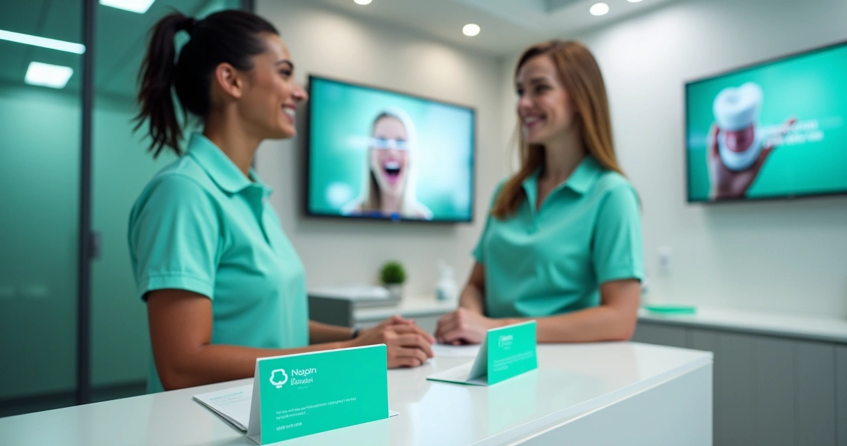 Consultório odontológico com design visual padronizado 